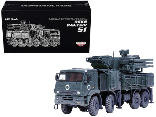 Pantsir S1 96K6 Self-Propelled Air Defense Weapon System "Ukraine War" Russian Army "Armor Premium" Series 1/72 Diecast Model by Panzerkampf by Panzerkampf
