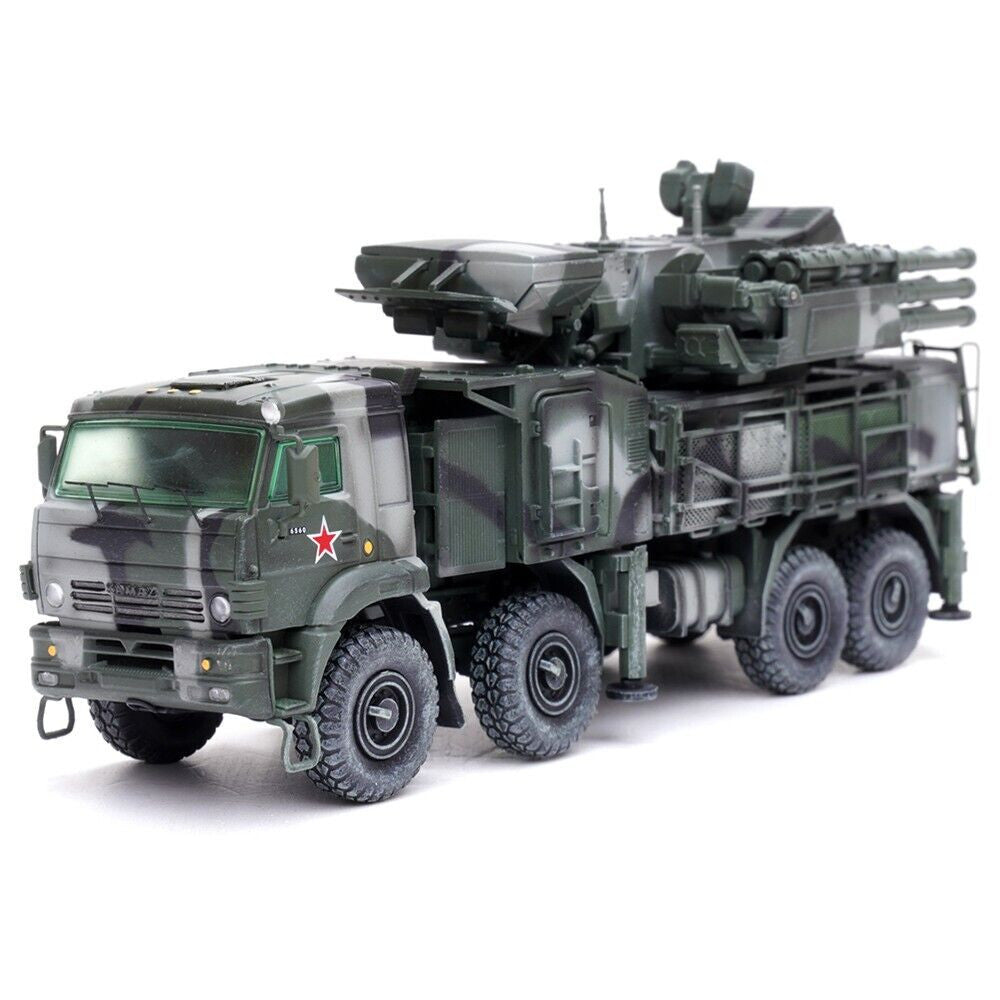 Pantsir S1 96K6 Self-Propelled Air Defense Weapon System Tri-Color Camouflage "Russia's Armed Forces" "Armor Premium" Series 1/72 Diecast Model by Panzerkampf by Panzerkampf