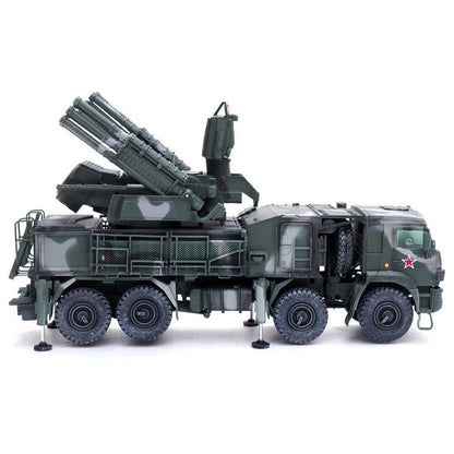 Pantsir S1 96K6 Self-Propelled Air Defense Weapon System Tri-Color Camouflage "Russia's Armed Forces" "Armor Premium" Series 1/72 Diecast Model by Panzerkampf by Panzerkampf