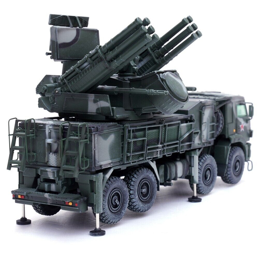 Pantsir S1 96K6 Self-Propelled Air Defense Weapon System Tri-Color Camouflage "Russia's Armed Forces" "Armor Premium" Series 1/72 Diecast Model by Panzerkampf by Panzerkampf