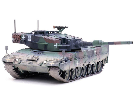 Leopard 2A4 Main Battle Tank with Snorkel "3-Tone Camouflage" Ukrainian Army "Armor Premium" Series 1/72 Diecast Model by Panzerkampf by Panzerkampf