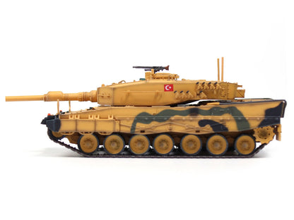 Leopard 2A4 Main Battle Tank "Desert Camouflage 2nd Cavalry Armored Brigade Turkey-Syrian Border" (2016) Turkish Army "Armor Premium" Series 1/72 Diecast Model by Panzerkampf by Panzerkampf