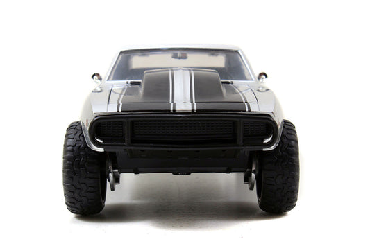 Roman's Chevrolet Camaro Z/28 Silver "Fast & Furious 7" Movie 1/24 Diecast Model Car by Jada by Jada