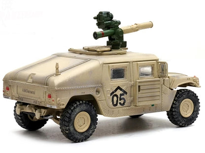 M1046 HUMVEE Tow Missile Carrier Desert Camouflage "E Troop 9th Regiment 2nd Brigade Combat Team 3rd Infantry Division (Mechanized) Iraq" (2003) "Military Miniature" Series 1/64 Diecast Model by Panzerkampf by Panzerkampf