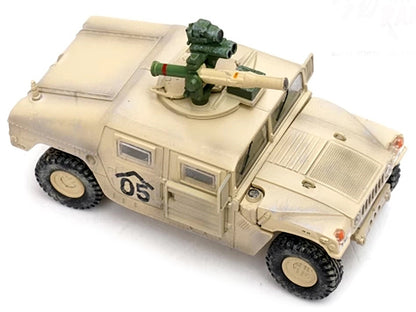 M1046 HUMVEE Tow Missile Carrier Desert Camouflage "E Troop 9th Regiment 2nd Brigade Combat Team 3rd Infantry Division (Mechanized) Iraq" (2003) "Military Miniature" Series 1/64 Diecast Model by Panzerkampf by Panzerkampf
