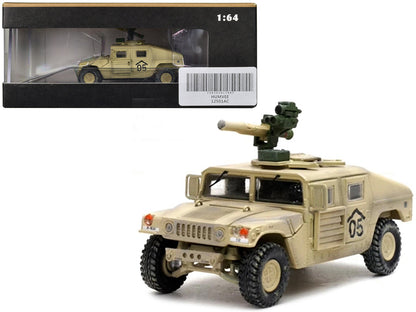 M1046 HUMVEE Tow Missile Carrier Desert Camouflage "E Troop 9th Regiment 2nd Brigade Combat Team 3rd Infantry Division (Mechanized) Iraq" (2003) "Military Miniature" Series 1/64 Diecast Model by Panzerkampf by Panzerkampf