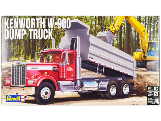 Level 5 Model Kit Kenworth W-900 Dump Truck 1/25 Scale Model by Revell by Revell