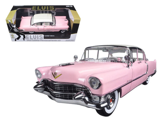 1955 Pink Cadillac Fleetwood Series 60 Special "Elvis Presley" 1/18 Diecast Model Car by Greenlight by Greenlight