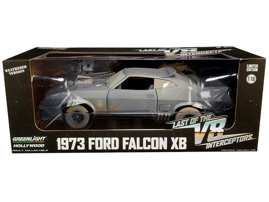 1973 Ford Falcon XB RHD (Right Hand Drive) (Weathered Version) "Last of the V8 Interceptors" (1979) Movie 1/18 Diecast Model Car by Greenlight by Greenlight