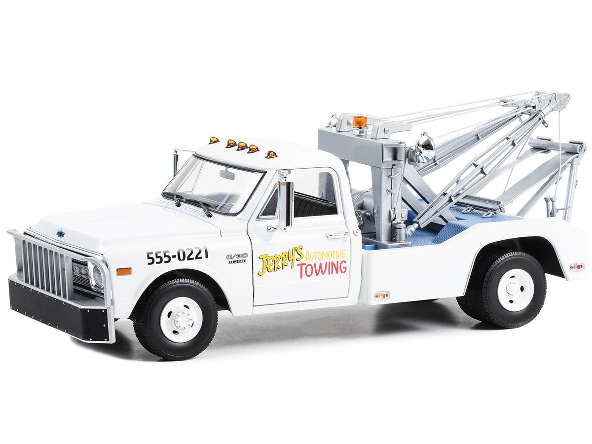 1969 Chevrolet C-30 Dually Wrecker Jerry’s Towing "Fall Guy Stuntman Association" "The Fall Guy" (1981-1986) TV Series 1/18 Diecast Model Car by Greenlight by Greenlight