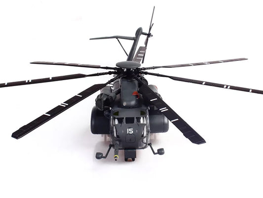 Sikorsky MH-53E Sea Dragon Helicopter "United States Navy Blackhawks Tail Number 15" Dark Gray 1/72 Diecast Model by Panzerkampf by Panzerkampf