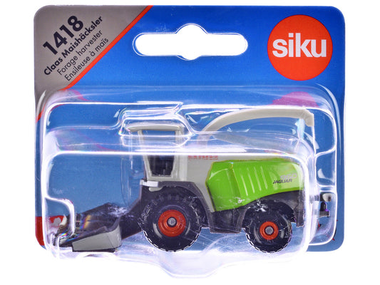 Claas 960 Jaguar Forage Harvester Green and Gray Diecast Model by Siku by SIKU