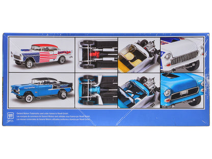 Level 4 Model Kit 1955 Chevrolet Bel Air Street Machine 2-in-1 Kit 1/24 Scale Model by Revell by Revell
