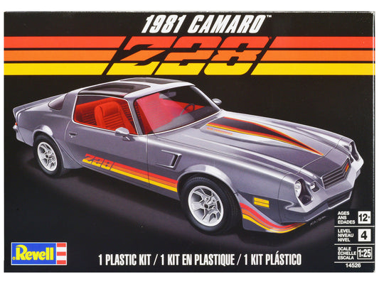 Level 4 Model Kit 1981 Chevrolet Camaro Z/28 1/25 Scale Model by Revell by Revell