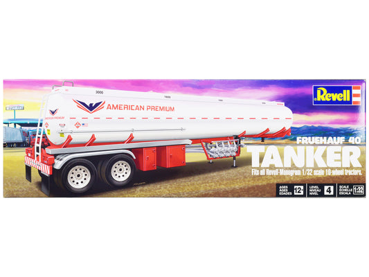Level 4 Model Kit Fruehauf 40' Tanker Trailer 1/32 Scale Model by Revell by Revell