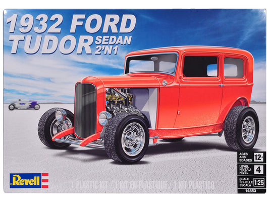 Level 4 Model Kit 1932 Ford Tudor Sedan 2-in-1 Kit 1/25 Scale Model by Revell by Revell
