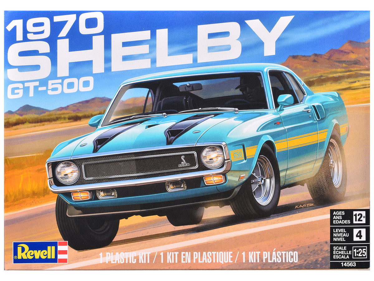 Level 4 Model Kit 1970 Shelby GT-500 1/25 Scale Model by Revell by Revell