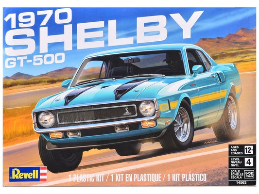 Level 4 Model Kit 1970 Shelby GT-500 1/25 Scale Model by Revell by Revell