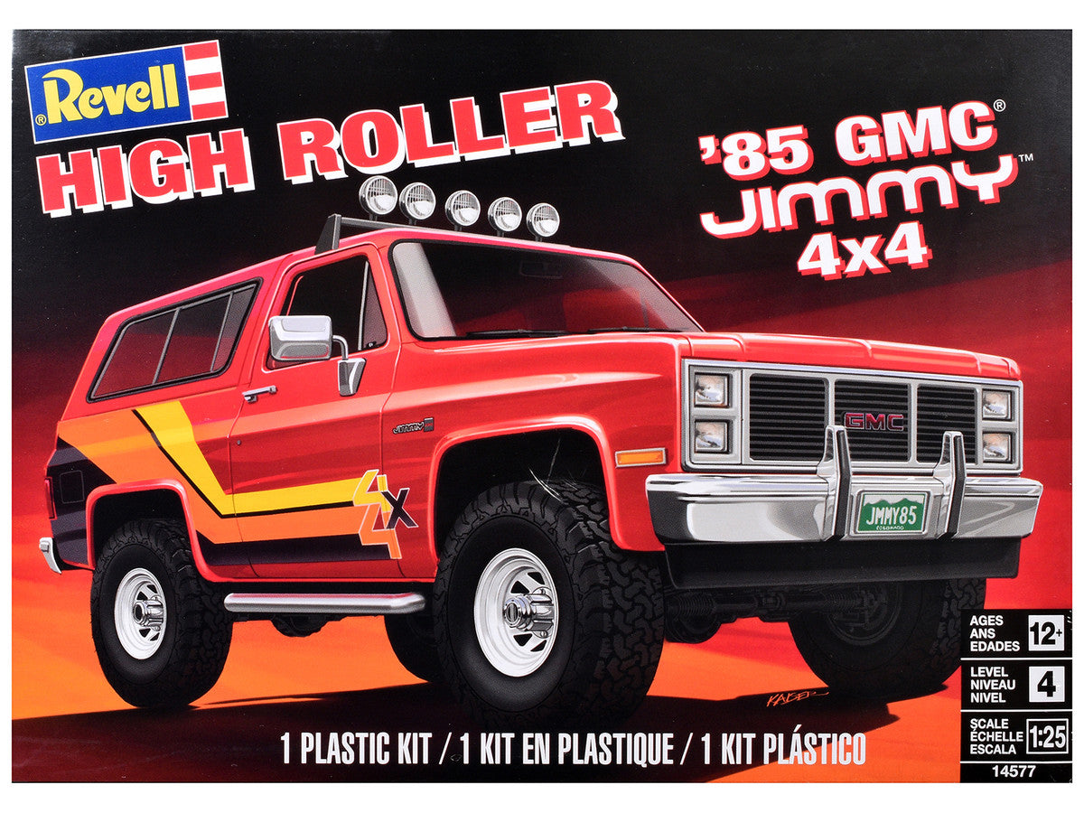 Level 4 Model Kit 1985 GMC Jimmy 4x4 "High Roller" 1/25 Scale Model by Revell by Revell