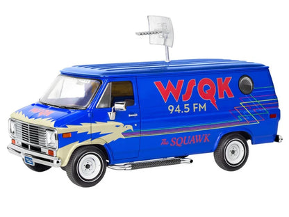 Level 3 Model Kit 1977 GMC "WSQK Squawk" Van "Stranger Things" (2016-2025) TV Series 1/25 Scale Model by Revell by Revell