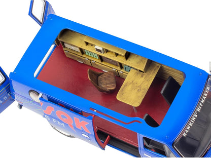 Level 3 Model Kit 1977 GMC "WSQK Squawk" Van "Stranger Things" (2016-2025) TV Series 1/25 Scale Model by Revell by Revell