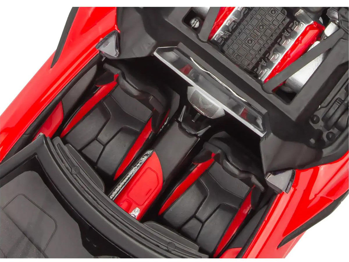 Level 4 Model Kit 2022 Chevrolet Corvette C8 Hardtop Convertible 1/25 Scale Model by Revell by Revell