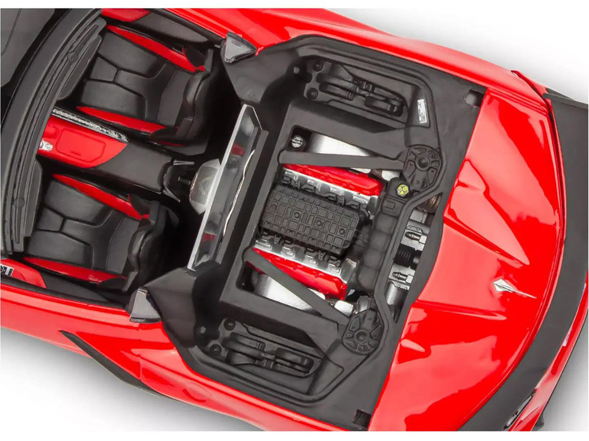 Level 4 Model Kit 2022 Chevrolet Corvette C8 Hardtop Convertible 1/25 Scale Model by Revell by Revell