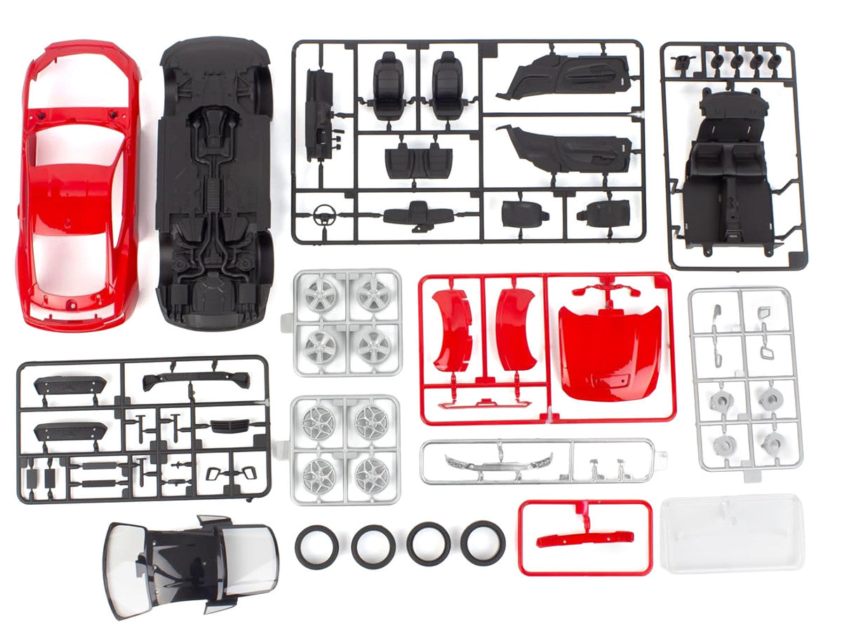 Level 3 Model Kit 2024 Ford Mustang GT 2-in-1 Kit (Level 3 Click System) 1/25 Scale Model by Revell by Revell