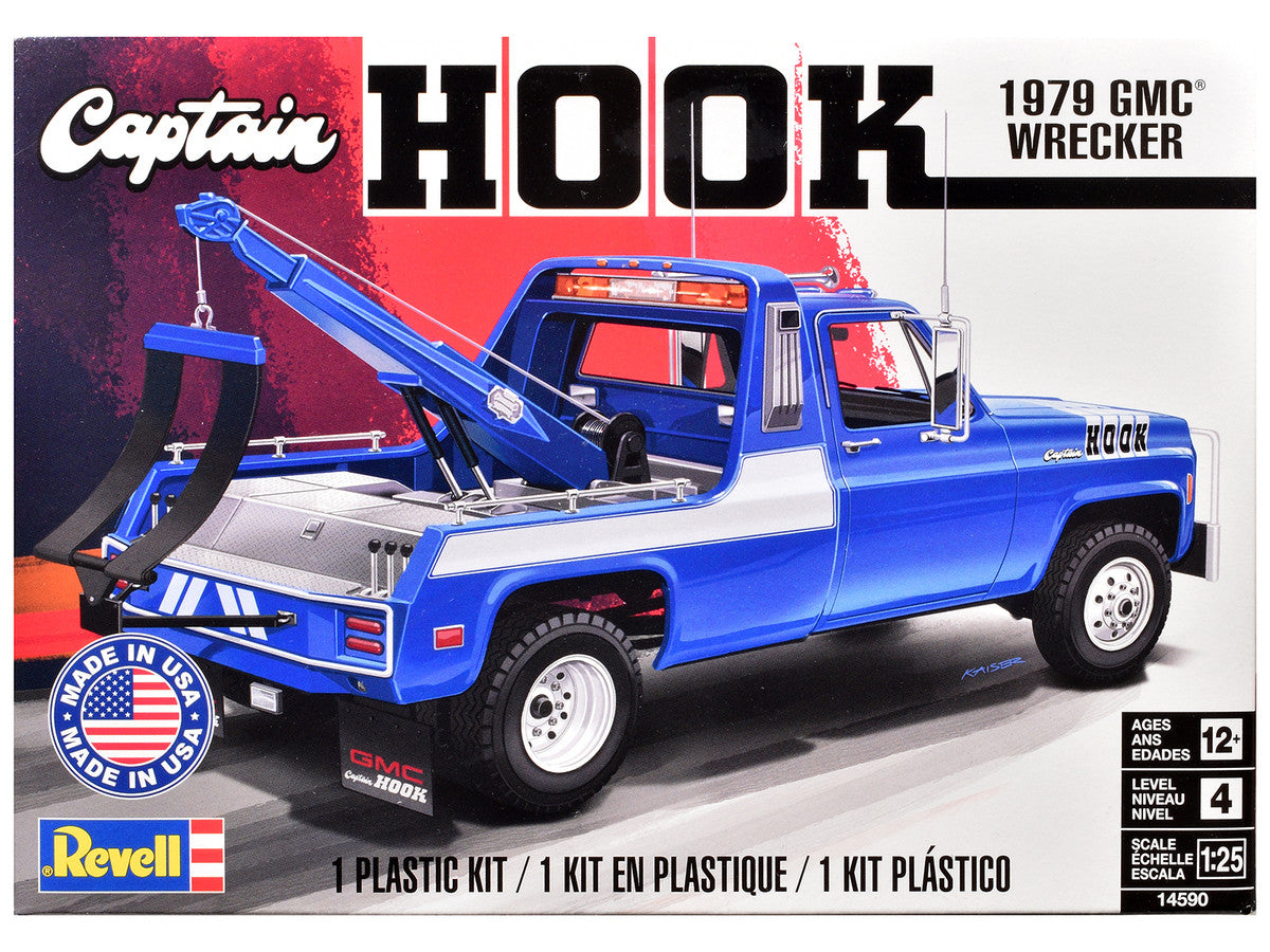 Level 4 Model Kit 1979 GMC Wrecker Tow Truck "Captain Hook" 1/25 Scale Model by Revell by Revell