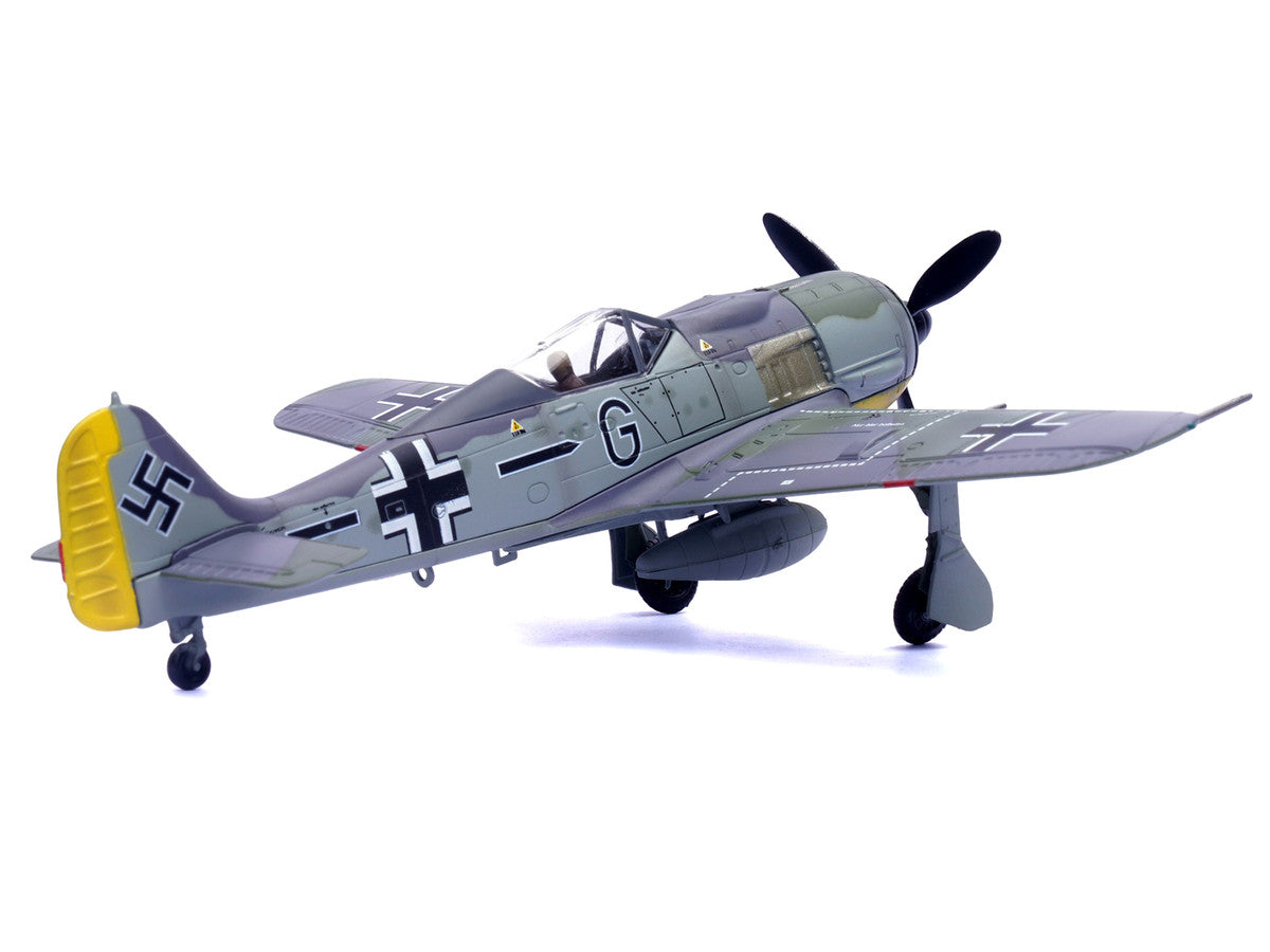 Focke-Wulf Fw 190A Aircraft "14-Victory Ace Hauptmann Wilhelm Gath Stab/JG 26 Schlageter France" (1942) German Luftwaffe 1/72 Diecast Model Airplane by Legion by Legion
