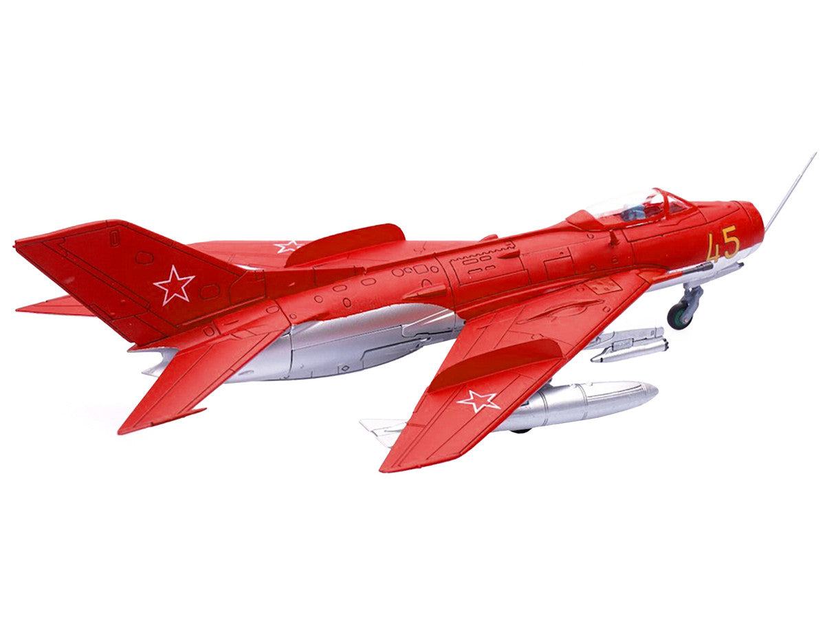 Mikoyan-Gurevich MiG-19S Farmer C Fighter Aircraft "Yellow 45" "VVS Display Team Soviet Air Force Kubinka Air Base" (1960) "Wing" Series 1/72 Diecast Model by Panzerkampf by Panzerkampf
