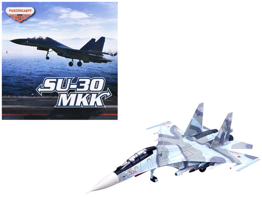 Sukhoi Su-30MKK Flanker-G Fighter Aircraft #504 "Russian Air Force" "Wing" Series 1/72 Diecast Model by Panzerkampf by Panzerkampf