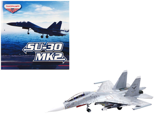 Sukhoi Su-30MKK Flanker-G Fighter Aircraft #17 "People's Liberation Army (PLA) Naval Aviation's Sea and Air Eagle Regiment" Chinese Air Force "Wing" Series 1/72 Diecast Model by Panzerkampf by Panzerkampf