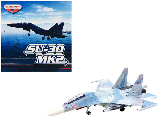 Sukhoi Su-30M2 Flanker-C Fighter Aircraft #80 "Russian Air Force" "Wing" Series 1/72 Diecast Model by Panzerkampf by Panzerkampf