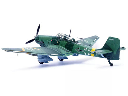 Junkers Ju 87G2 Stuka Bomber Aircraft "10.(Pz)/SG 2 Immelmann Oberst Hans-Ulrich Rudel Slovakia" (1944) German Luftwaffe "Wing" Series 1/72 Diecast Model by Panzerkampf by Panzerkampf