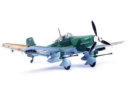 Junkers Ju 87G2 Stuka Bomber Aircraft "10.(Pz)/SG 2 Immelmann Oberst Hans-Ulrich Rudel Slovakia" (1944) German Luftwaffe "Wing" Series 1/72 Diecast Model by Panzerkampf by Panzerkampf