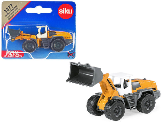 Liebherr 576 Wheel Loader Yellow with White Top Diecast Model by Siku by SIKU