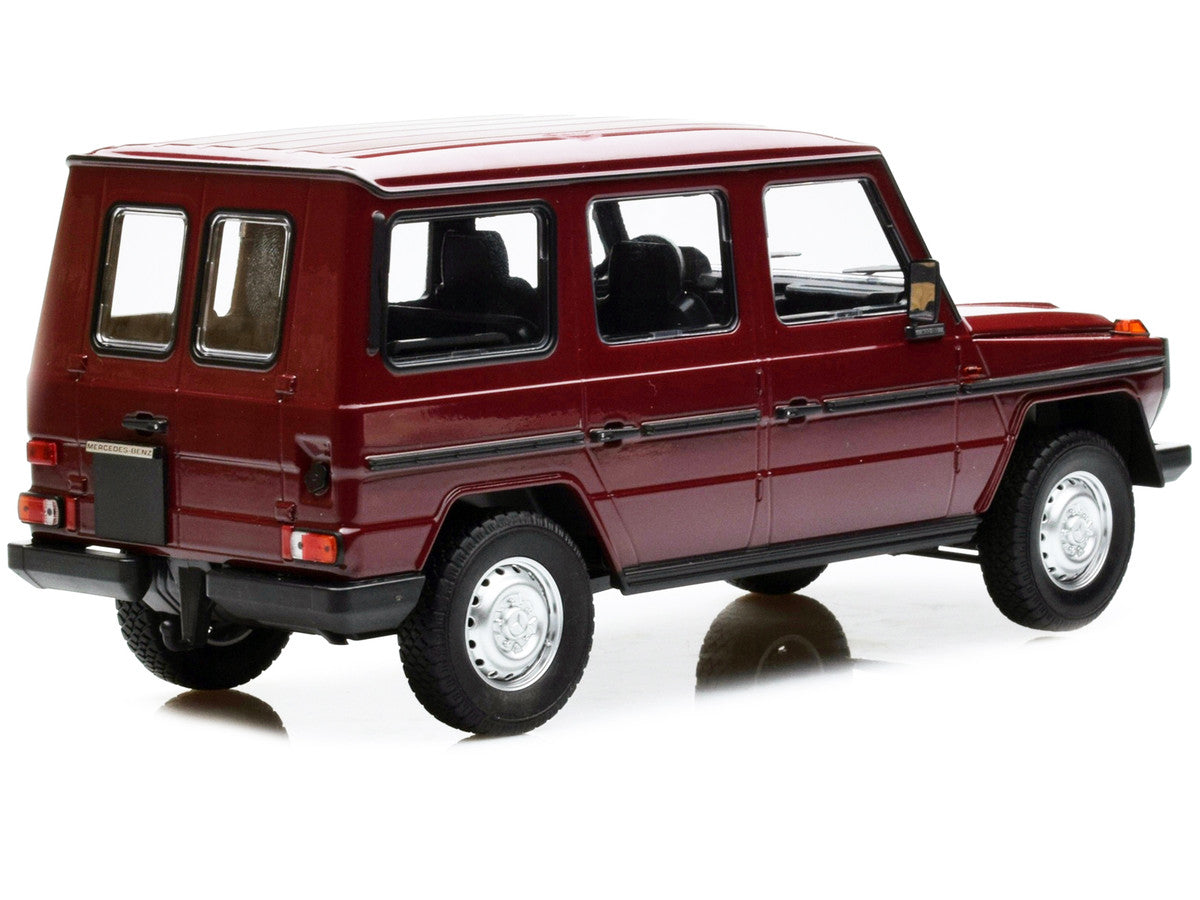 1980 Mercedes-Benz G-Model (LWB) Dark Red with Black Stripes Limited Edition to 402 pieces Worldwide 1/18 Diecast Model Car by Minichamps by Minichamps