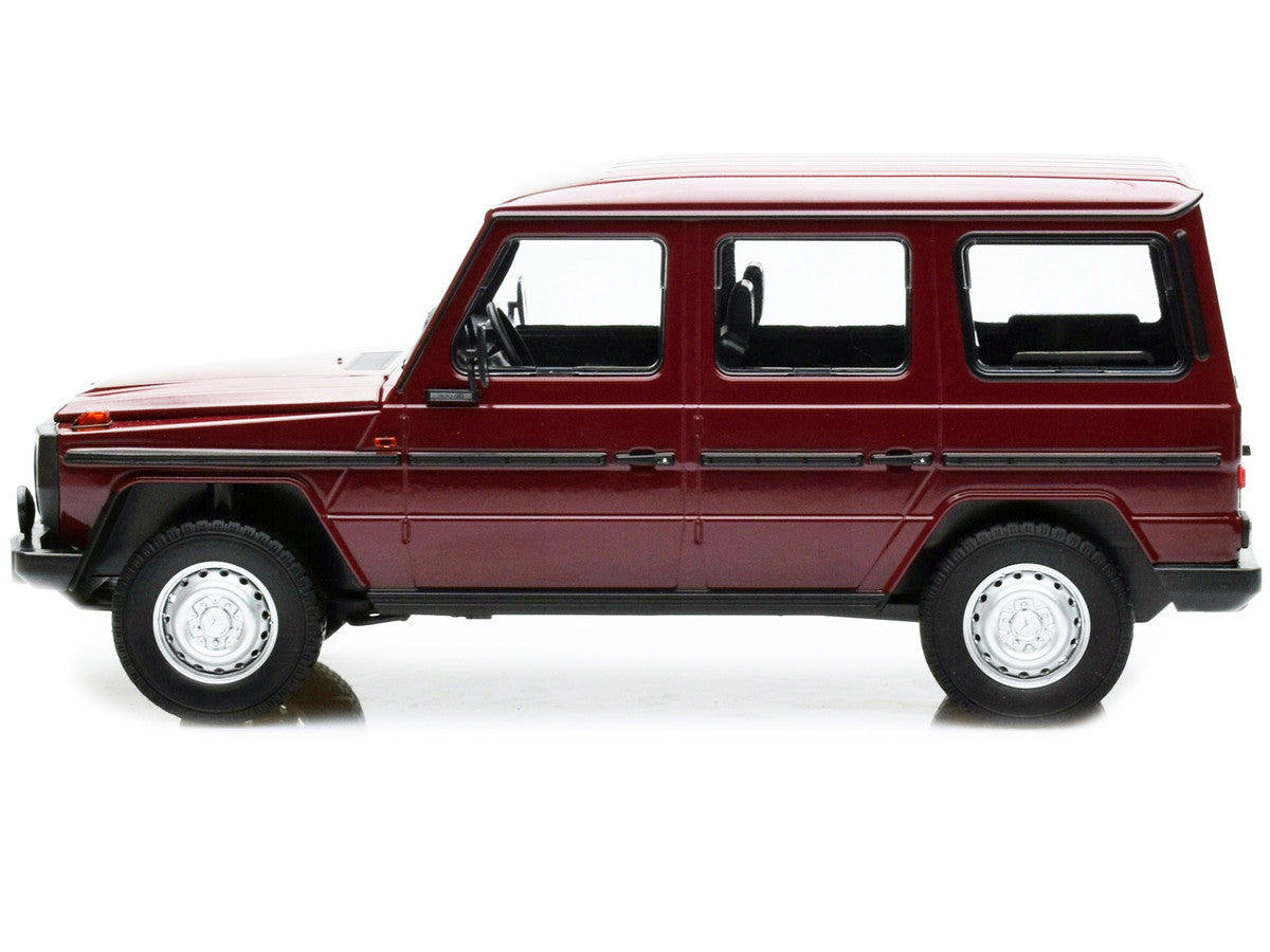 1980 Mercedes-Benz G-Model (LWB) Dark Red with Black Stripes Limited Edition to 402 pieces Worldwide 1/18 Diecast Model Car by Minichamps by Minichamps