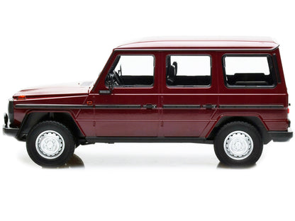 1980 Mercedes-Benz G-Model (LWB) Dark Red with Black Stripes Limited Edition to 402 pieces Worldwide 1/18 Diecast Model Car by Minichamps by Minichamps