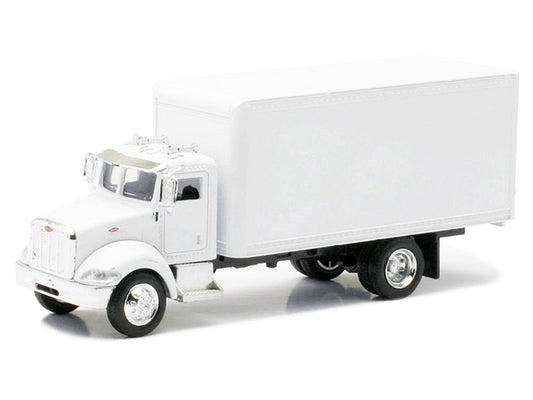 Peterbilt Utility 335 Box Truck White 1/43 Diecast Model by New Ray by New Ray