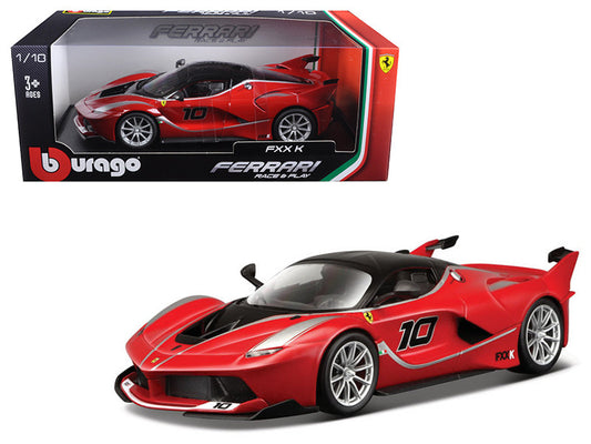 Ferrari FXX-K #10 Red 1/18 Diecast Model Car by Bburago by Bburago