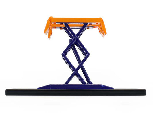 Automotive Double Scissor Lift "Union 76" Orange and Blue "Double Scissor Lifts" Series 2 1/64 Diecast Model by Greenlight by Greenlight