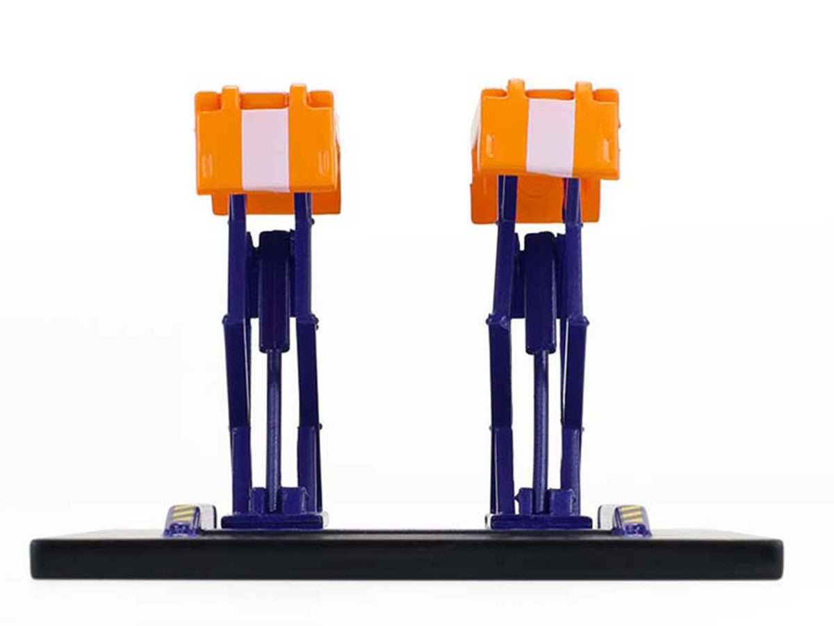 Automotive Double Scissor Lift "Union 76" Orange and Blue "Double Scissor Lifts" Series 2 1/64 Diecast Model by Greenlight by Greenlight