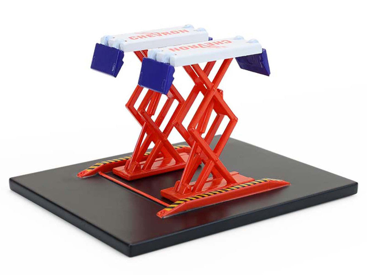 Automotive "Double Scissor Lifts" Series #2 Set of 3 pieces 1/64 Diecast Models by Greenlight by Greenlight