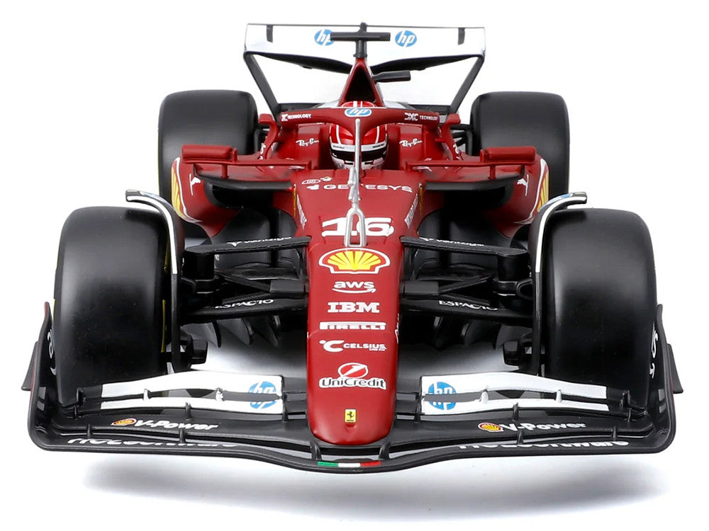 Ferrari SF-25 #16 Charles Leclerc Formula One F1 World Championship (2025) "Formula Racing" Series 1/18 Diecast Model Car by Bburago by Bburago