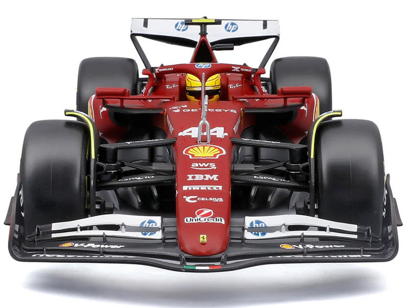Ferrari SF-25 #44 Lewis Hamilton Formula One F1 World Championship (2025) "Formula Racing" Series 1/18 Diecast Model Car by Bburago by Bburago