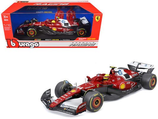 Ferrari SF-25 #44 Lewis Hamilton Formula One F1 World Championship (2025) "Formula Racing" Series 1/18 Diecast Model Car by Bburago by Bburago