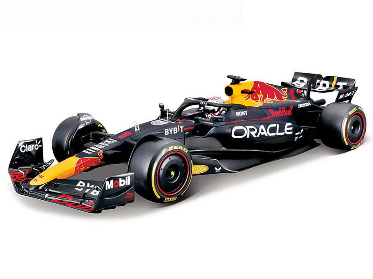 Red Bull Racing RB19 #1 Max Verstappen "Oracle" Champion Formula One F1 World Championship (2023) "Race" Series 1/18 Diecast Model Car by Bburago by Bburago