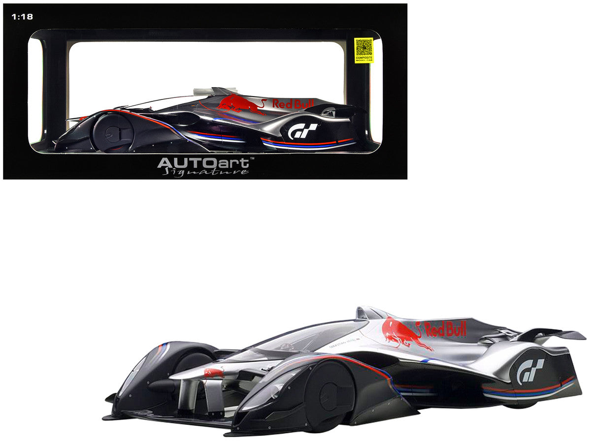 Red Bull X2014 Fan Car Sebastian Vettel Hyper Silver 1/18 Model Car by Autoart by Autoart